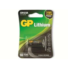 High-Performance GP Lithium Battery CR123A 3V - Reliable Power for Your Devices (1-Pack) | 4891199192043